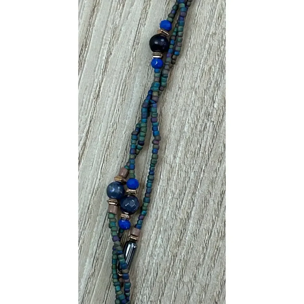 Nakamol Beaded Necklace or Wrap Bracelet‎